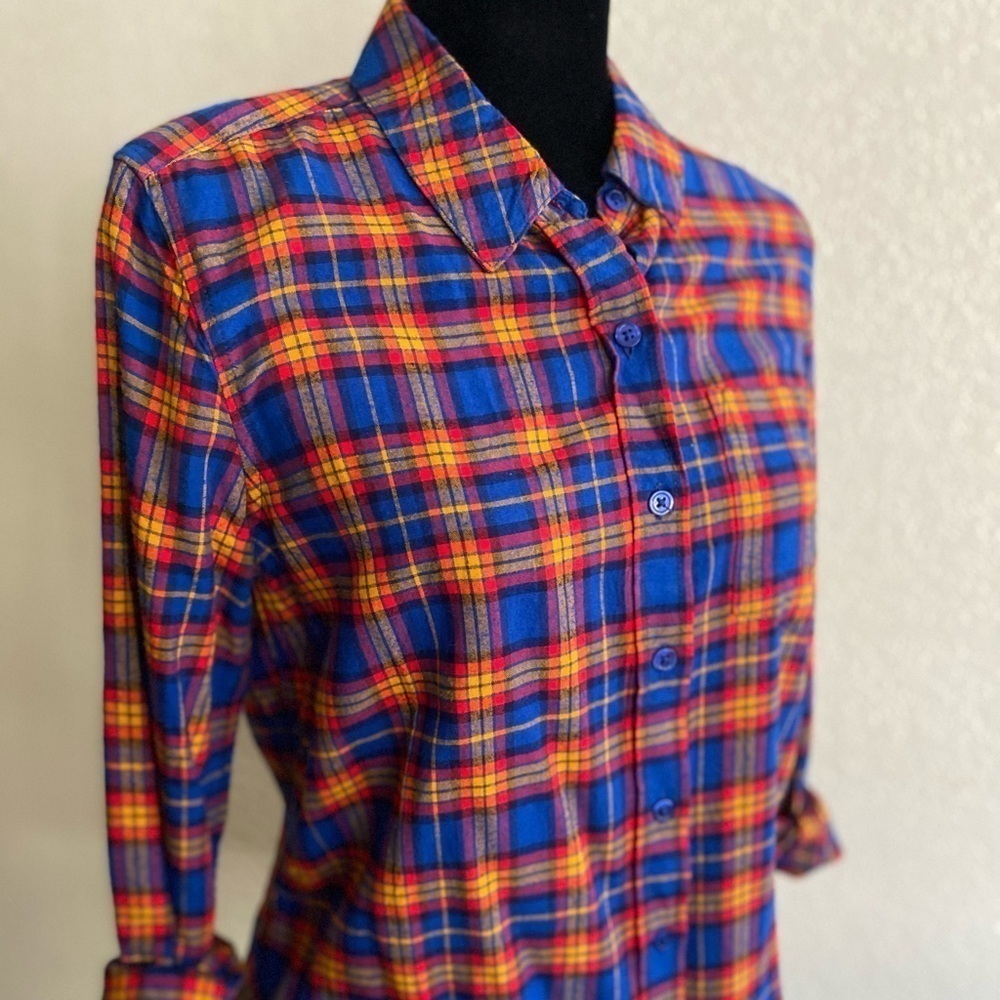 F21 plaid flannel size small - Picture 7 of 8
